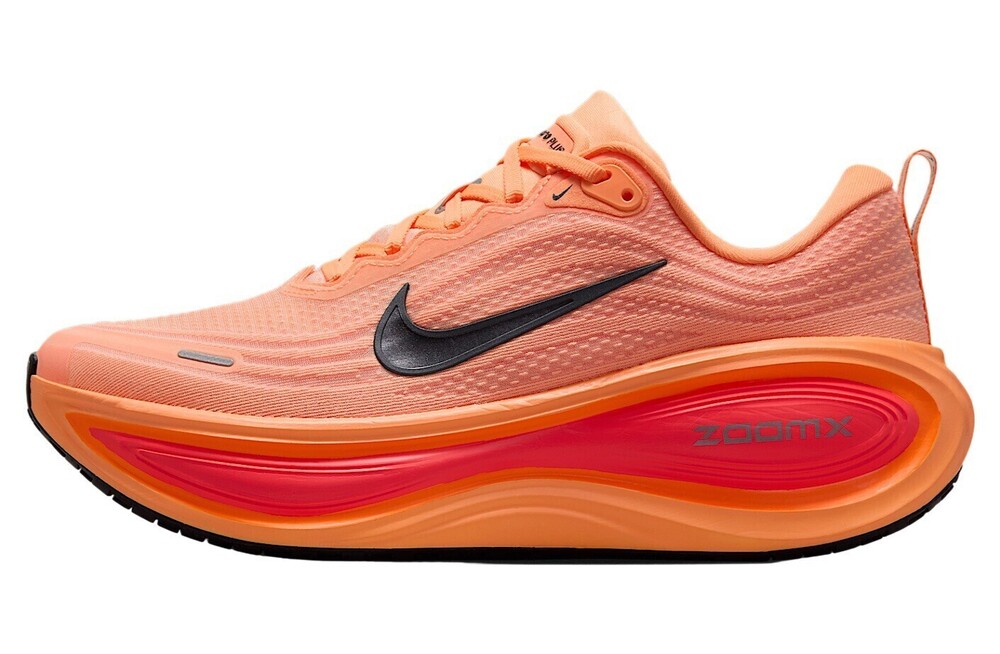 Size 8.5 Nike Vomero 18 Plus Men's Running Shoes Orange Pulse/Red HV8150 801
